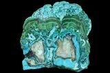 Botryoidal Malachite and Chrysocolla - Congo #148243-3